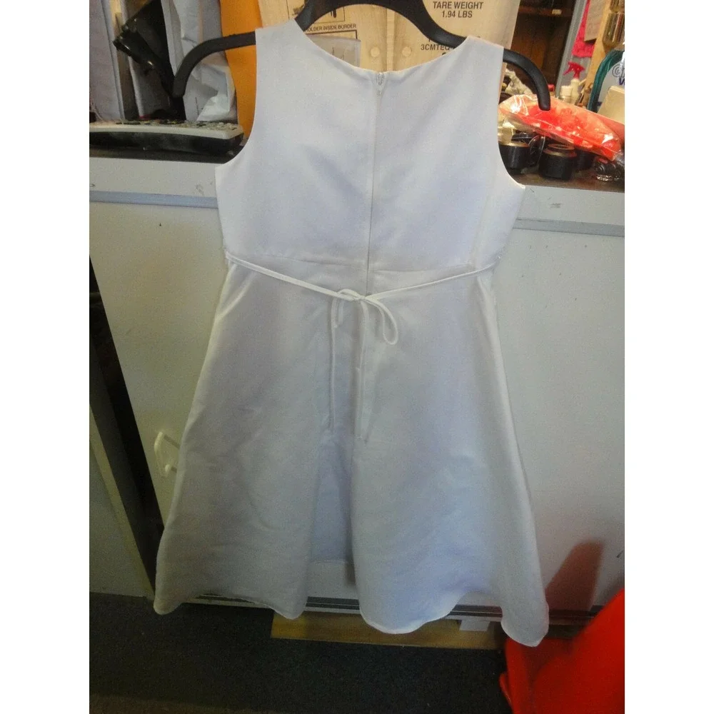 lavender by US angels white comunion flower girl 10 formal dress See description